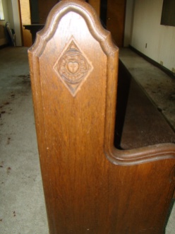 beautiful detail in the pews